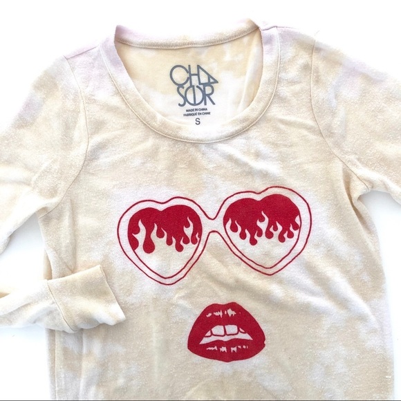 Chaser Tie Dye Graphic Tee Oversized Sweater - Picture 2 of 10